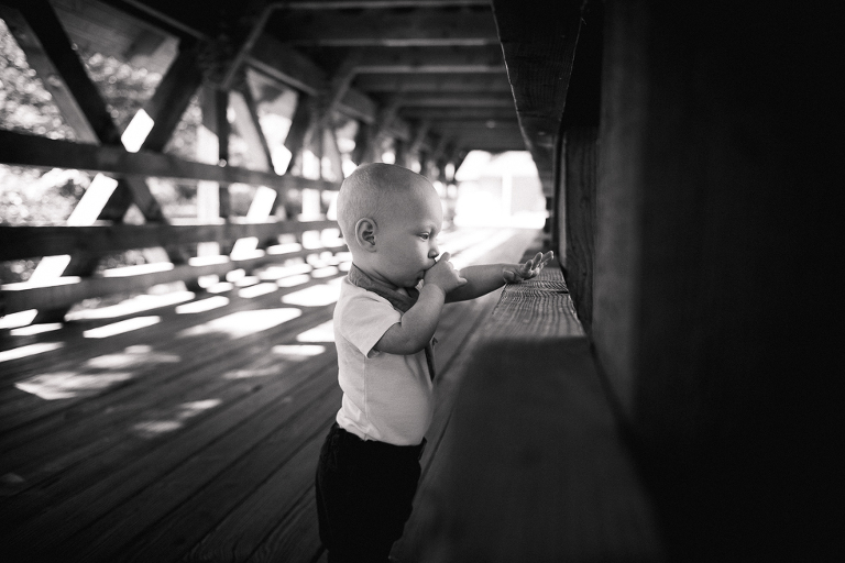 Black and white child photography