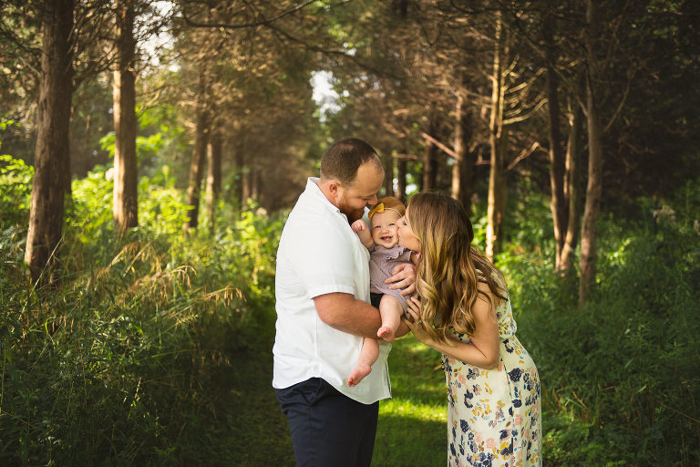 Family photo by Chicago baby photographer Cianne Mitchell Photography