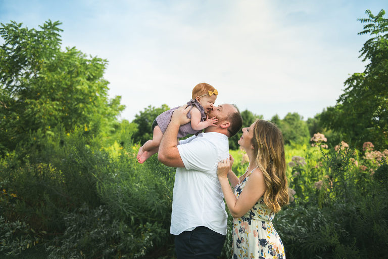 Family photo by Chicago baby photographer Cianne Mitchell Photography